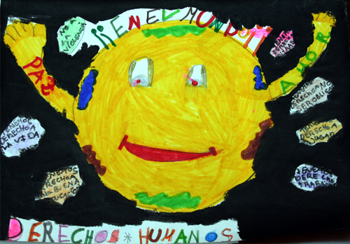 Dibujo de Eva Abril Manzano, CEIP Jorge Juan, Monforte del Cid, Alicante.