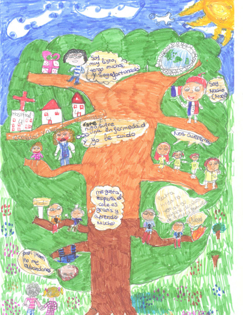 Dibujo de Andrea Ramírez Saíz, Colegio Emilio Casado, Alcobendas, Madrid