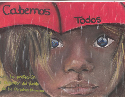 Dibujo de Carolina Menéndez Rodríguez, Instituto Calderón de la Barca, Gijón.