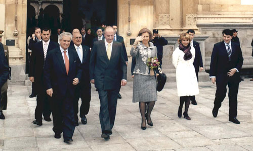 Entrada personalidades a la II Edición del Premio de DDHH.