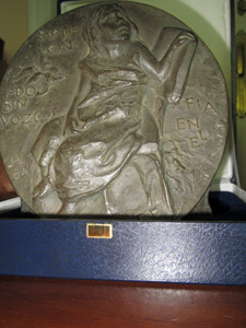 Placa de Premio de Derechos Humanos Rey de España