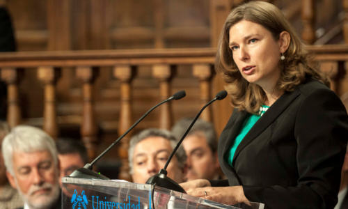 Discurso de Agnieszka Raczynska, secretaria ejecutiva de la red TDT, durante la V Edición del Premio de DDHH Rey de España
