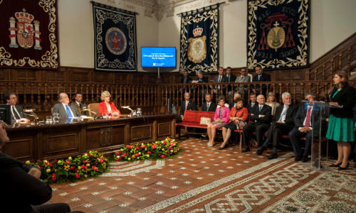 Discurso de Agnieszka Raczynska, secretaria ejecutiva de la red TDT, durante la V Edición del Premio de DDHH Rey de España