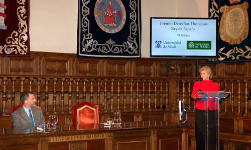 Discurso de Soledad Becerril durante el acto de entrega de la VI Edición del Premio de Derechos Humanos Rey de España