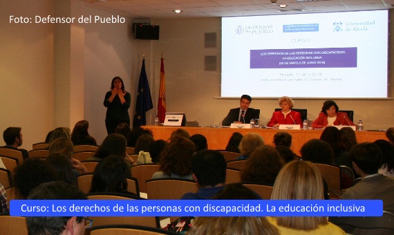 Curso ‘Los derechos de las personas con discapacidad. La educación inclusiva’.