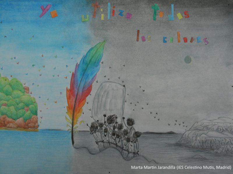 XIV Concurso Dibujo. Ganadora Secundaria. Marta Martín.