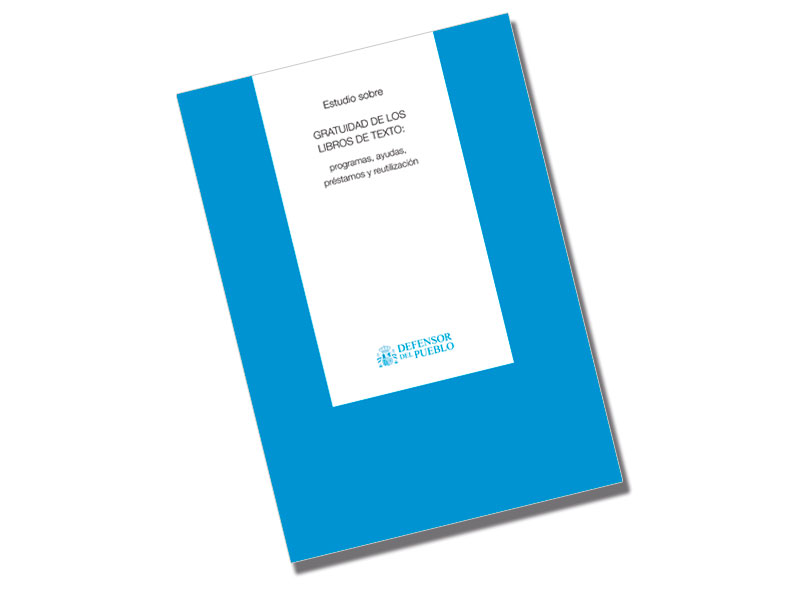 Portada Estudio sobre la Gratuidad de los libros de texto: programas, ayudas, préstamos y reutilización