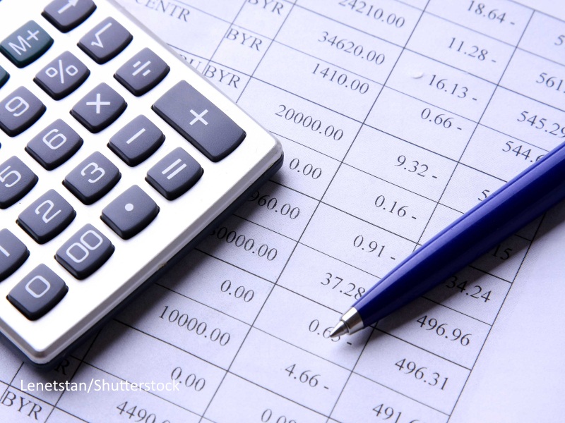 Calculadora sobre folios con cuentas