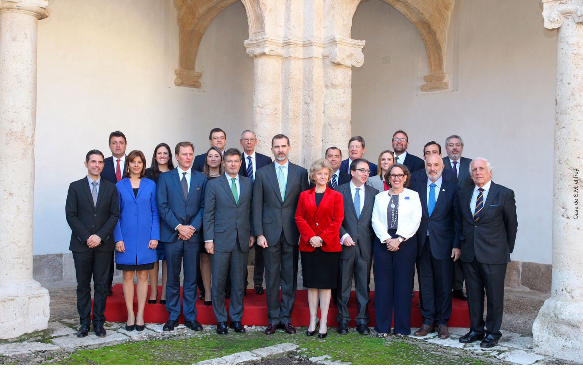 Foto de familia entrega VII Premio DDHH Rey de España