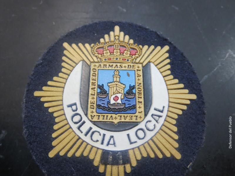 Placa Policia local