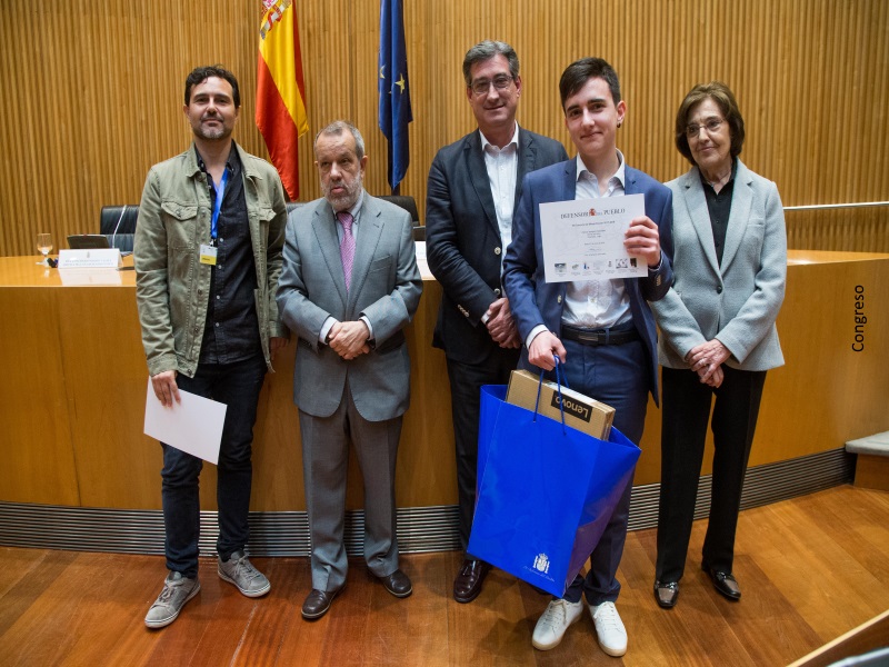 Entrega de premios Concurso de Dibujos XV Edición en el Congreso de los Diputados