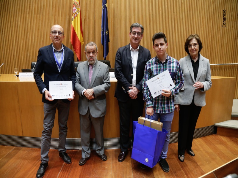 Entrega de premios Concurso de Dibujos XV Edición en el Congreso de los Diputados