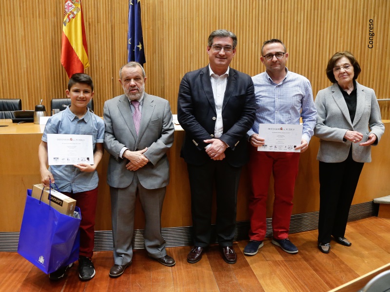 Entrega de premios Concurso de Dibujos XV Edición en el Congreso de los Diputados