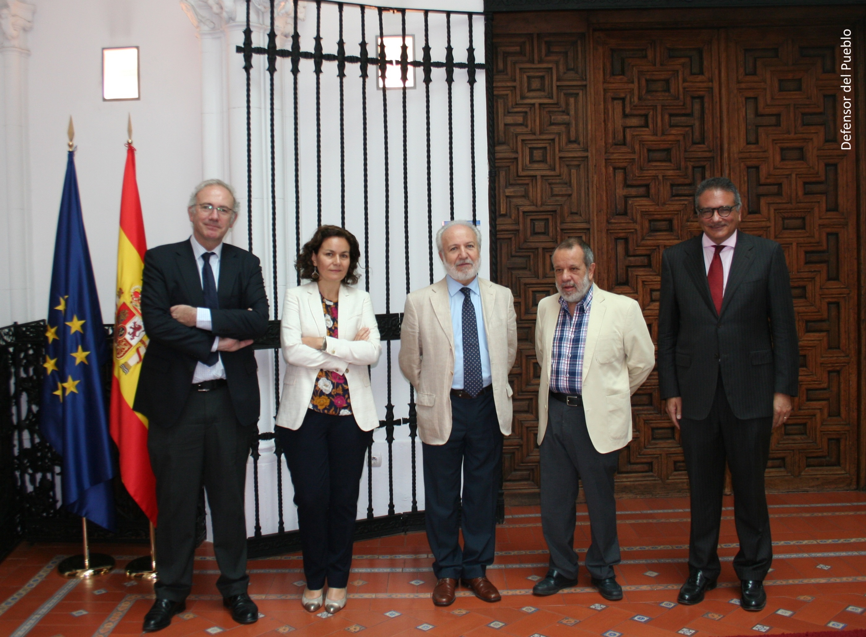 Reunión del Defensor del Pueblo (e.f.), Francisco Fernández Marugán, con el secretario de Estado de Justicia, Manuel Dolz