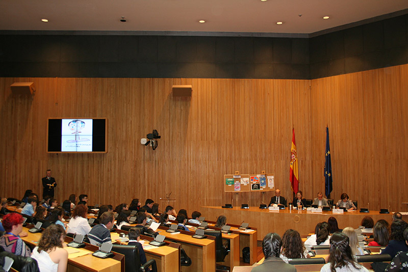 Entrega premios Edición XVI del Concurso de Dibujos, vista sala Ernest Lluch del Congreso