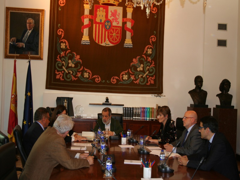 Reunión con el Consejo de la Abogacía en la Sede del Defensor del Pueblo