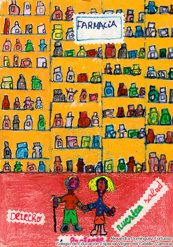 Dibujo de Alexandra Domínguez Fortuoso del colegio de Educación Especial Virgen del Castillo (Zamora)