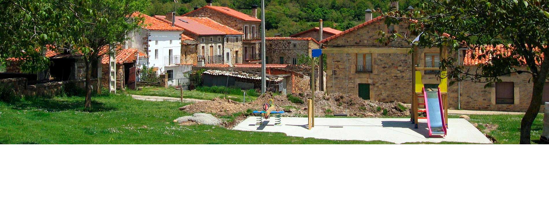 Vista del pueblo soriano Barriomartín