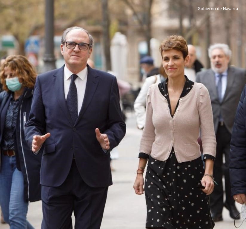 Ángel Gabilondo y María Chivite