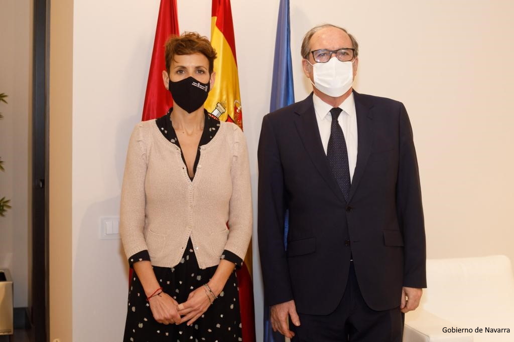 María Chivite y Ángel Gabilondo