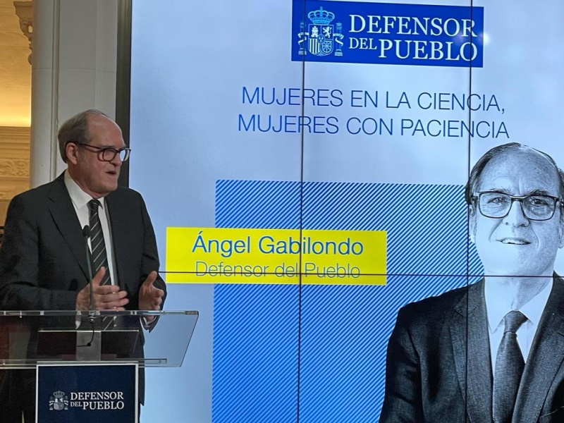 Ángel Gabilondo interviene en el acto Mujeres en la ciencia, mujeres con paciencia