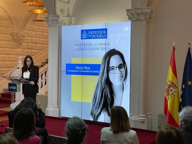 Intervención Rocío Ríos en el acto Mujeres en la Ciencia