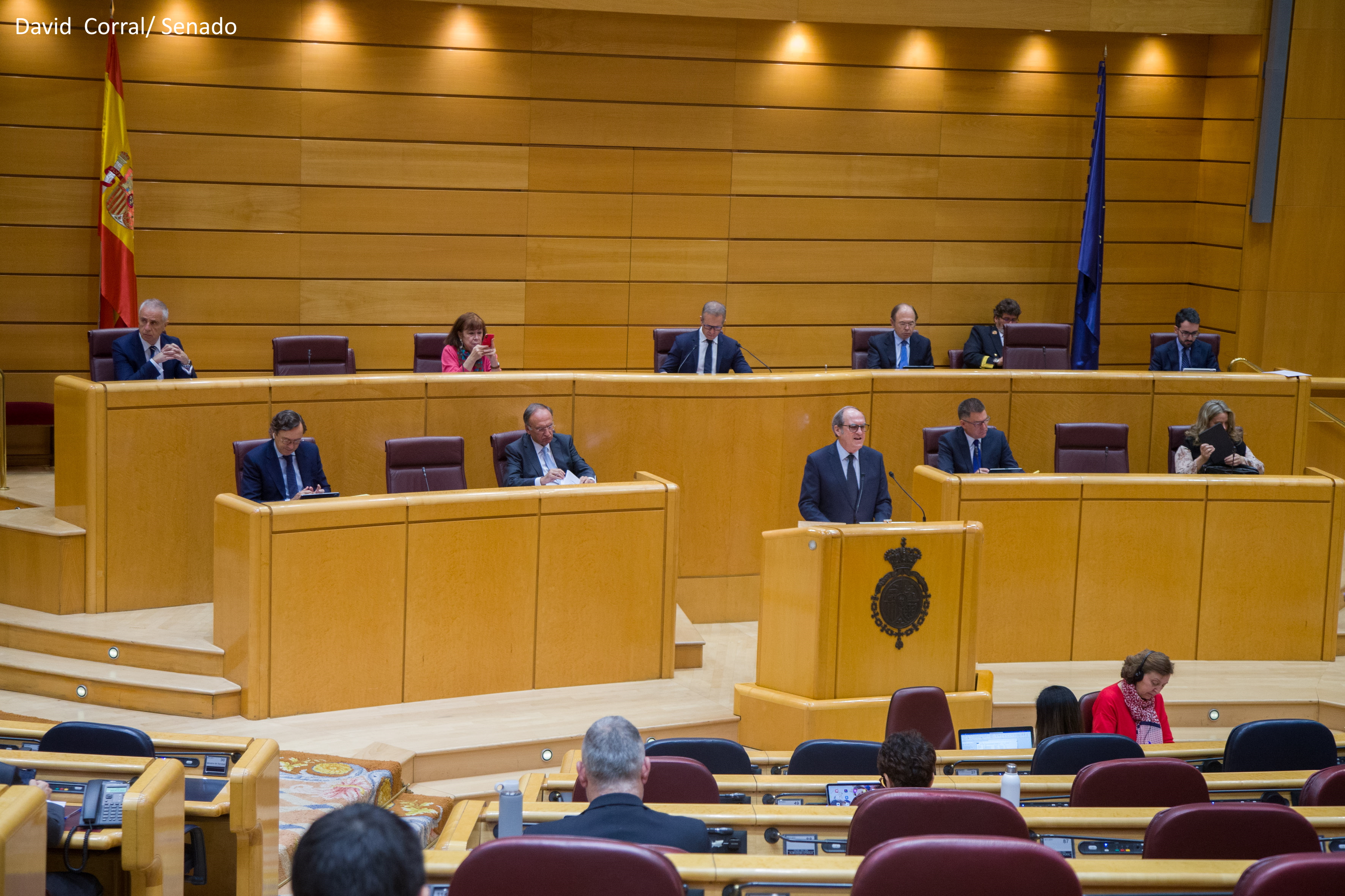 El Defensor interviene en el Senado para la presentación del informe