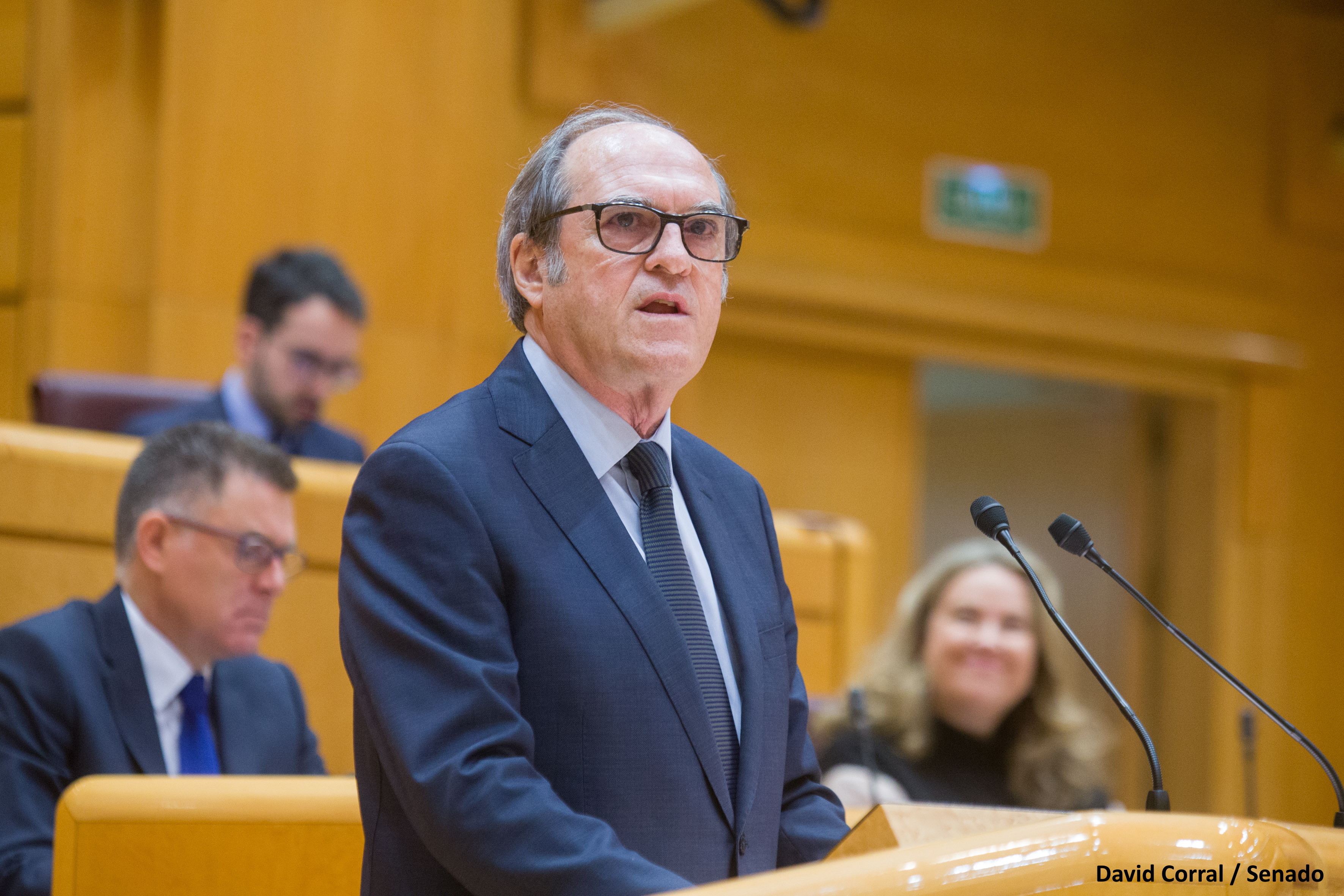 El Defensor interviene en el Senado para la presentación del informe