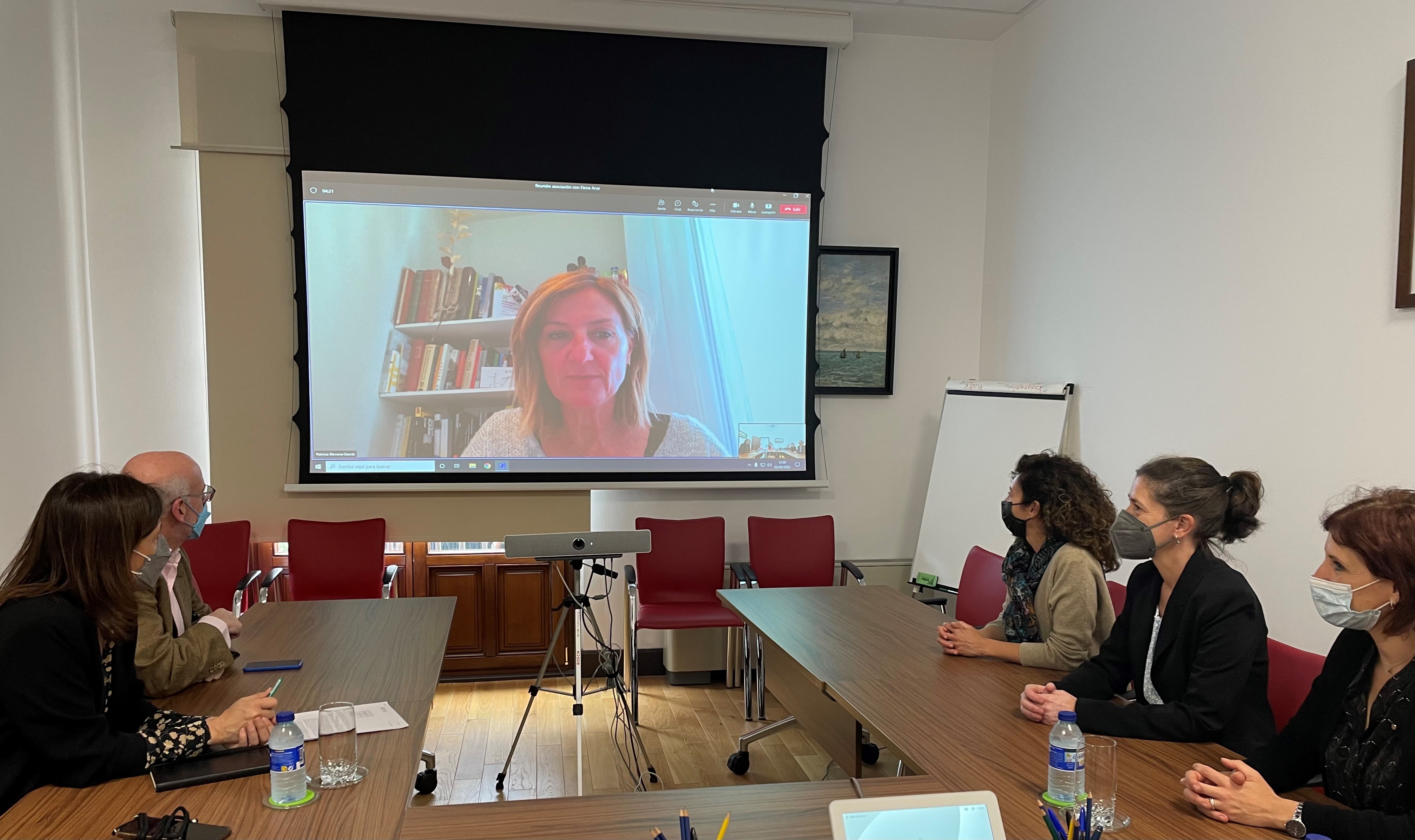 La adjunta segunda, Patricia Bárcena mantiene una reunión por videoconferencia con la Agencia de Asilo de la UE