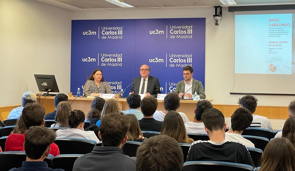 Ángel Gabilondo interviene en la Universidad Carlos III de Madrid