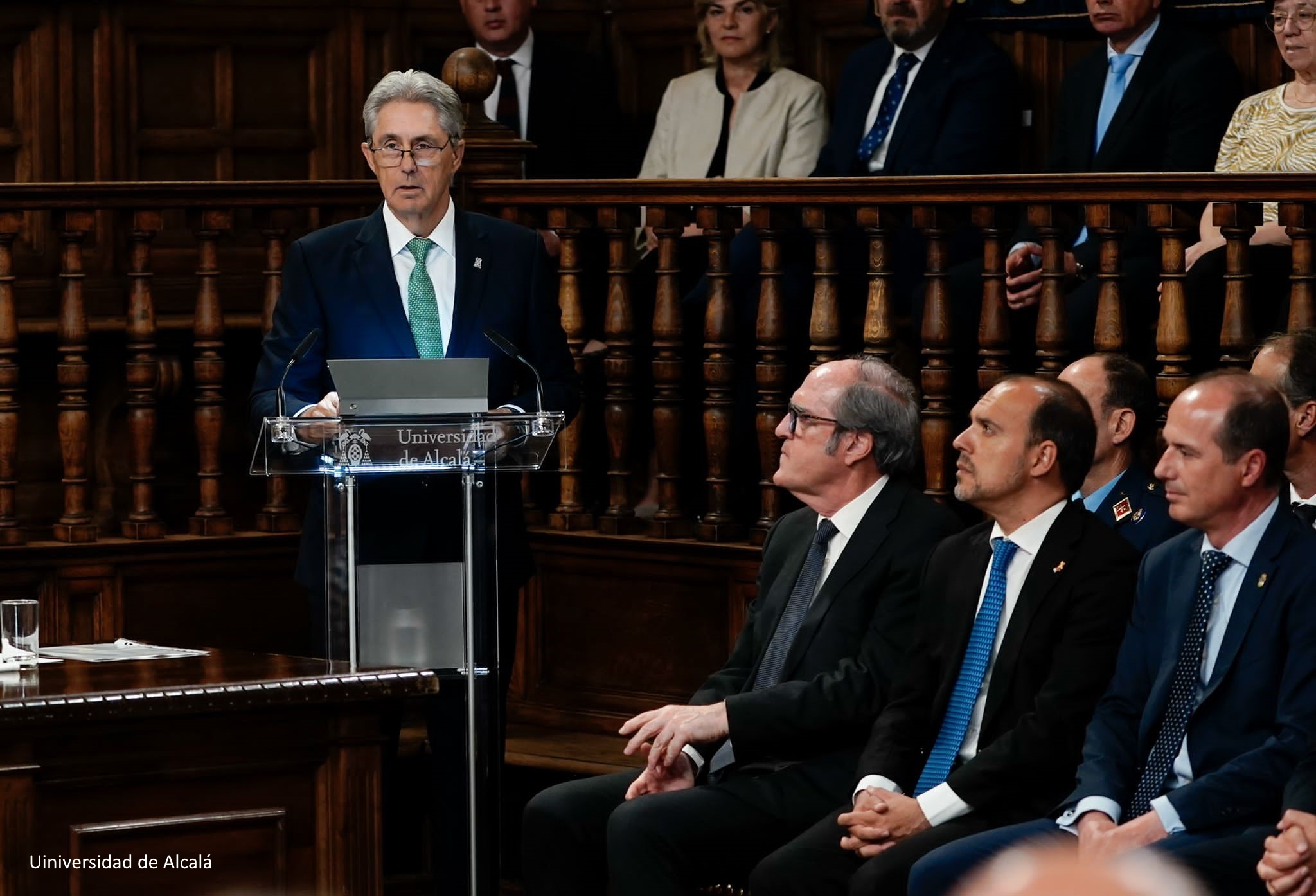 José Vicente Saz en su discurso de investidura