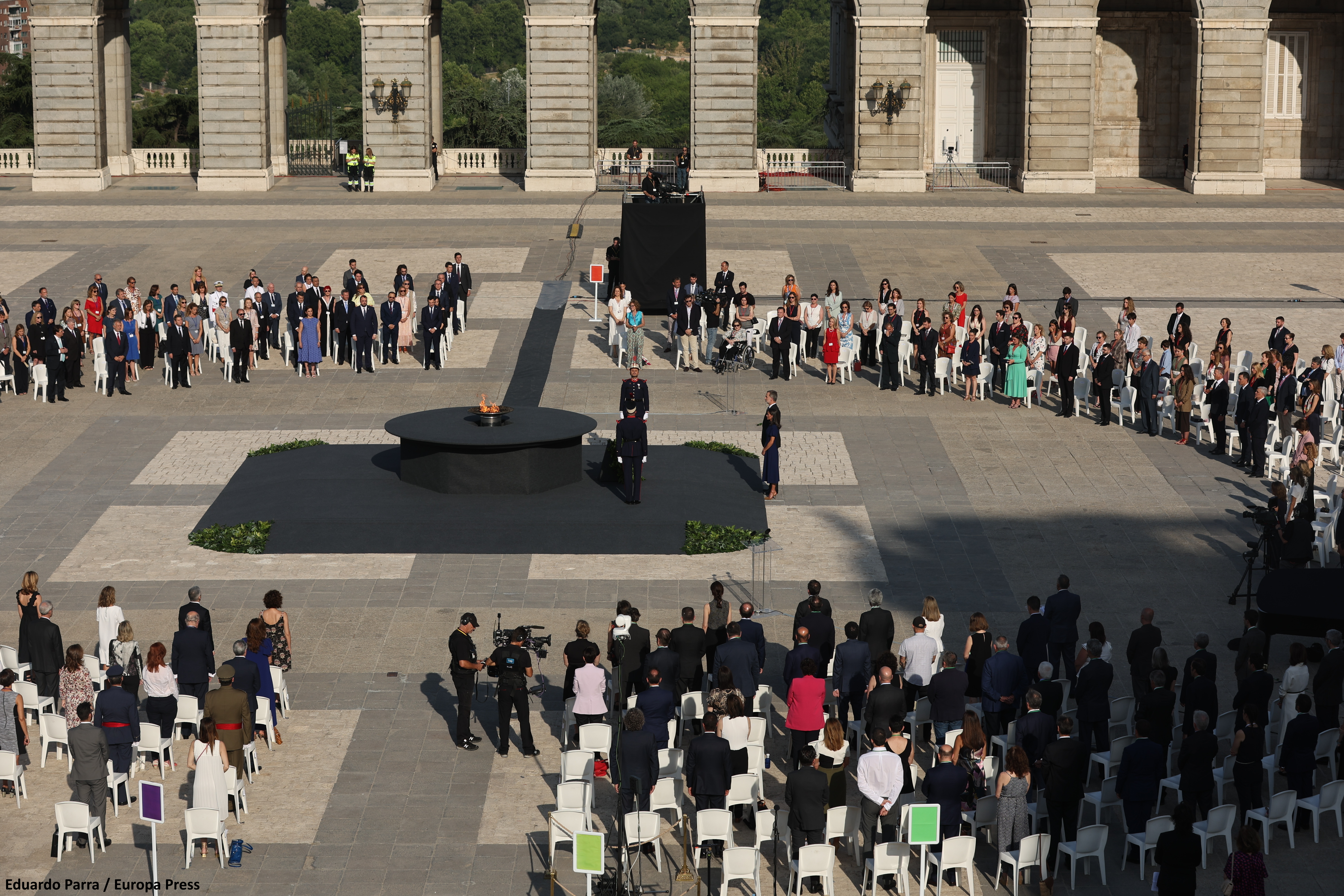 Acto en memoria de las víctimas del Covid