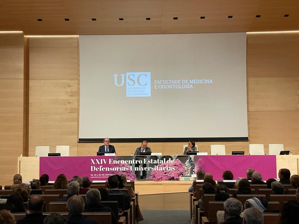 El Defensor del Pueblo, Ángel Gabilondo, en la clausura del Encuentro estatal de Defensorías Universitarias