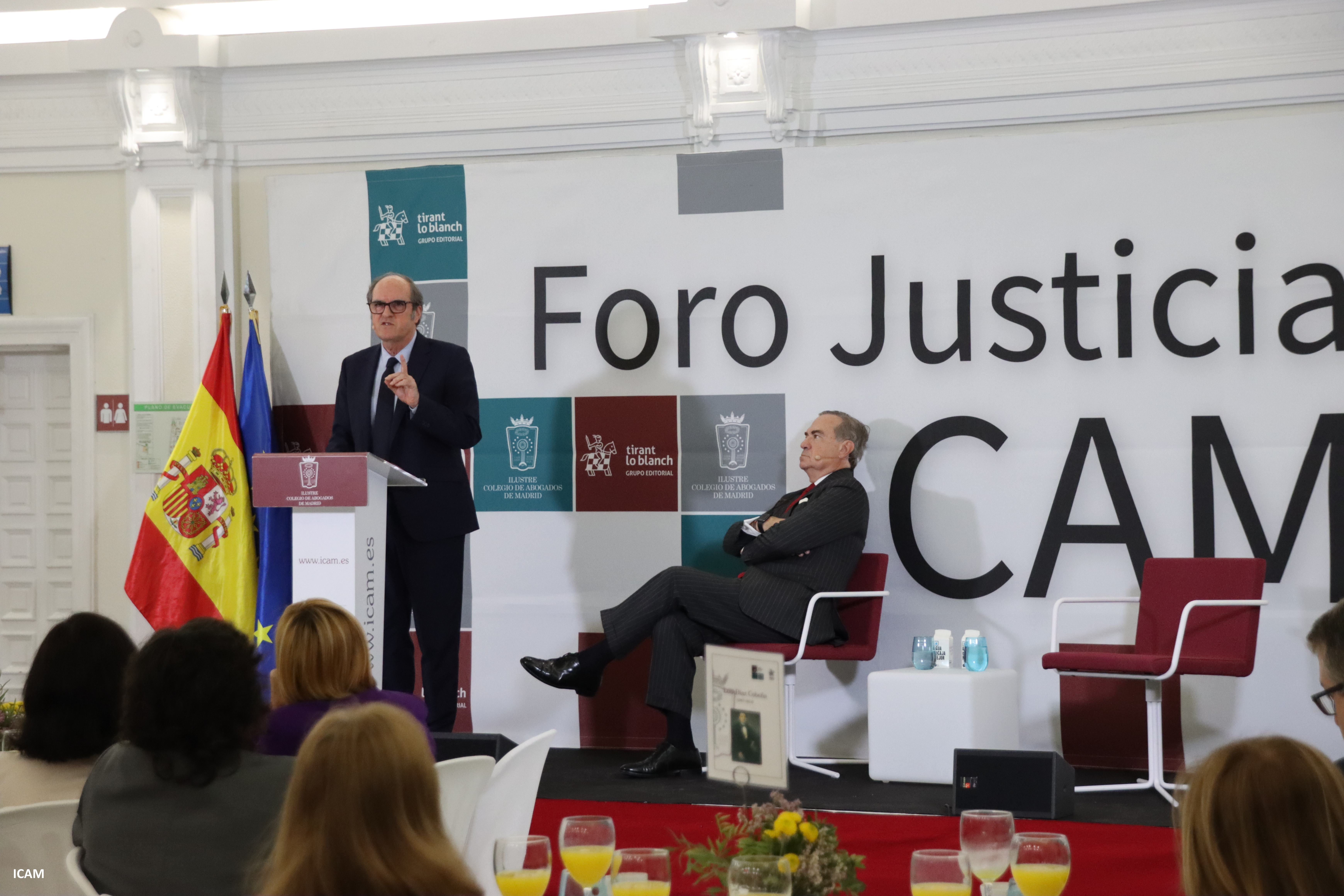 El Defensor del Pueblo, Ángel Gabilondo, en el Foro Justicia del Colegio de la Abogacía de Madrid