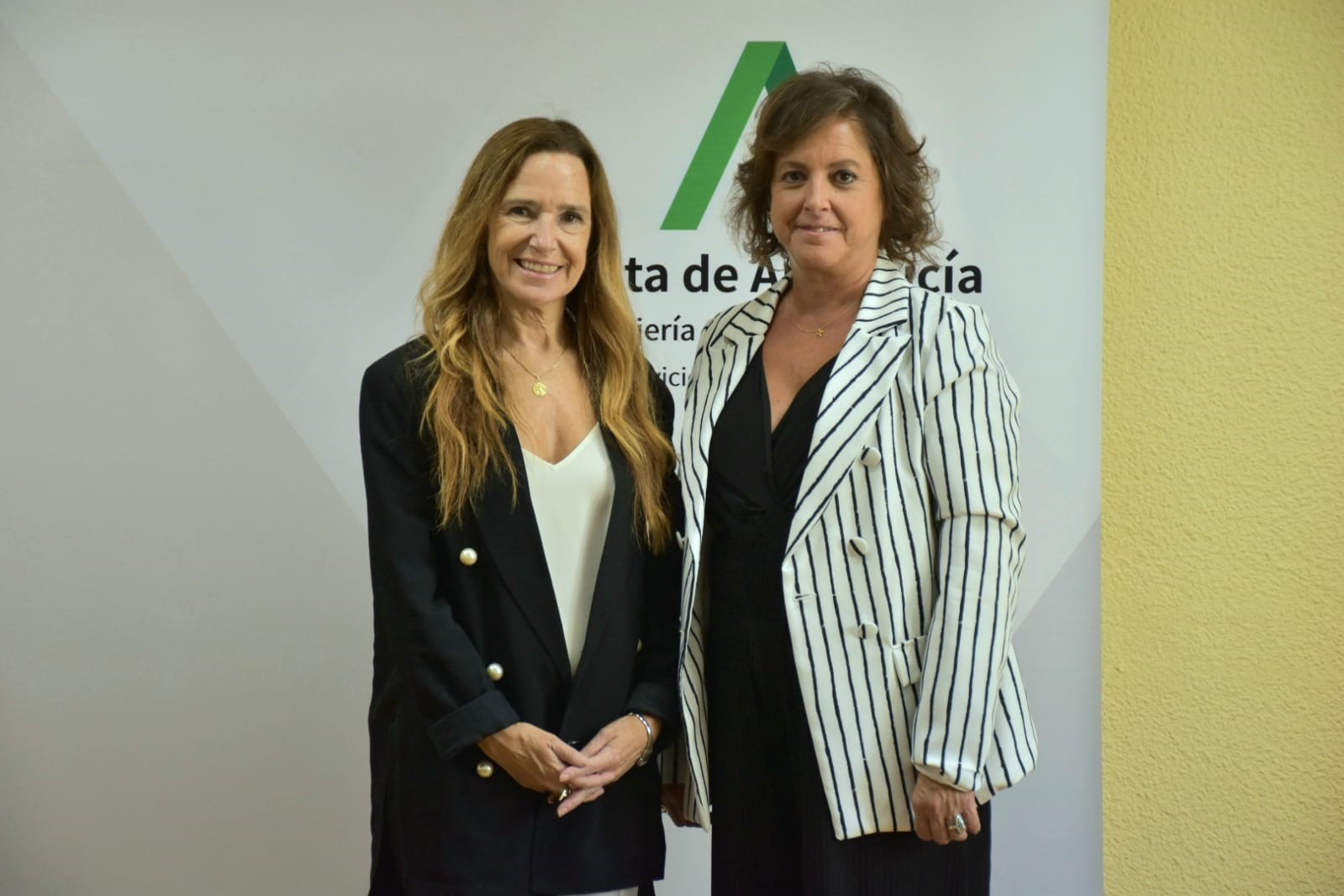 La adjunta primera del Defensor del Pueblo, Teresa Jiménez-Becerril, se reúne con la consejera de Salud de la Junta de Andalucía, Catalina García