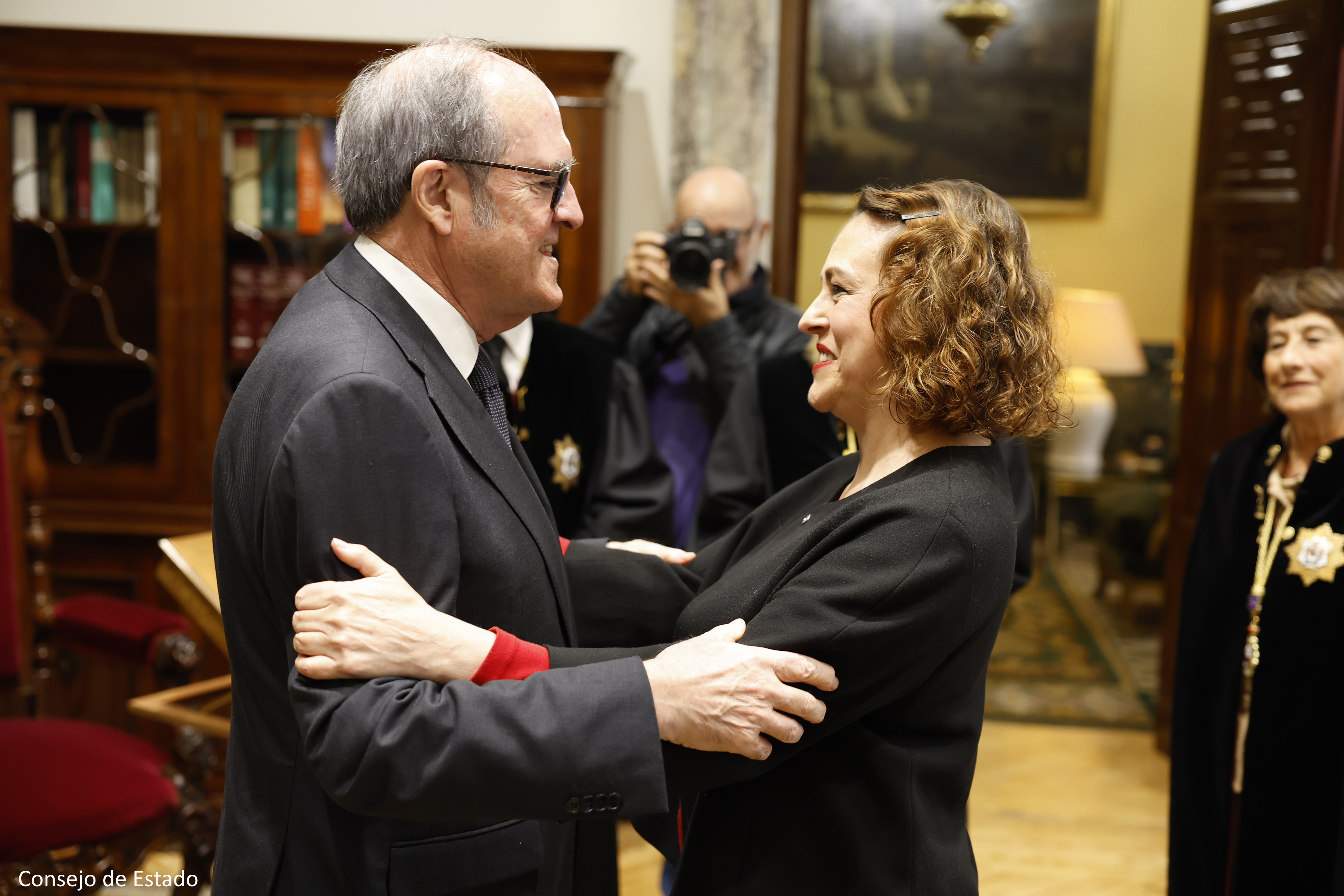 Ángel Gabilondo asiste a la toma de posesión de Magdalena Valerio como presidenta del Consejo de Estado