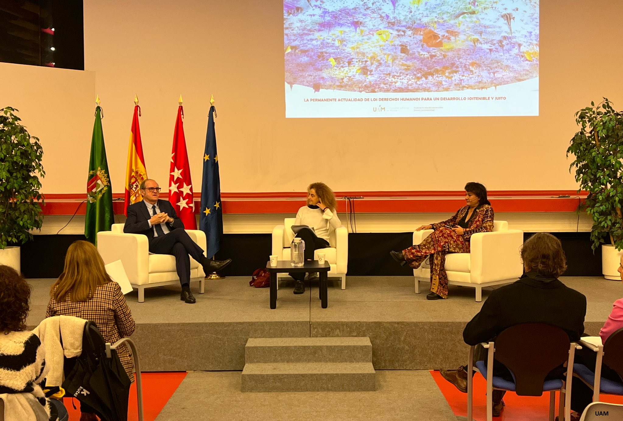 Ángel Gabilondo y Asunción Ruiz dialogan en la Universidad Autónoma sobre desarrollo sostenible y derechos humanos