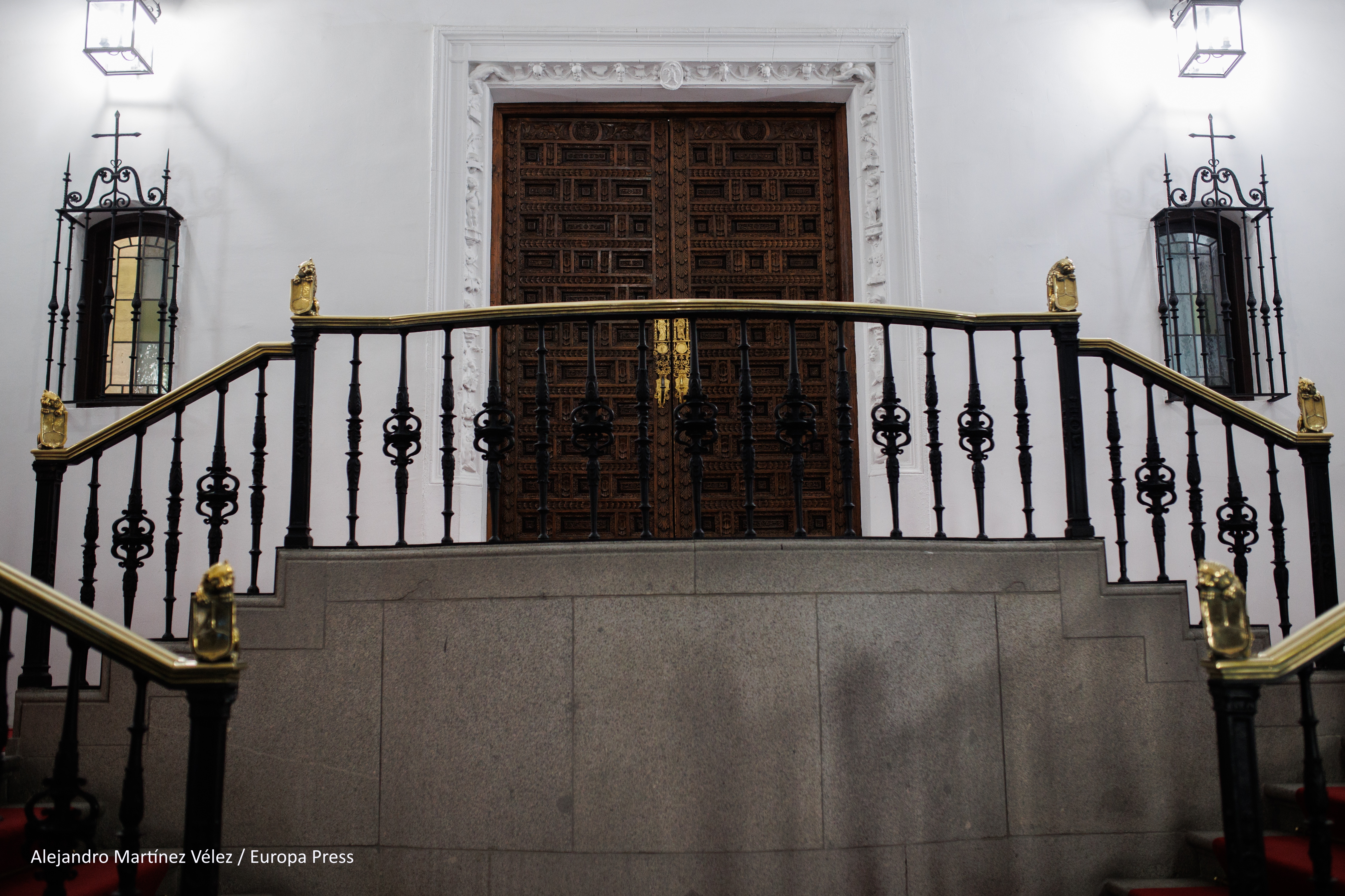 Entrada de la Sede del Defensor del Pueblo en Madrid