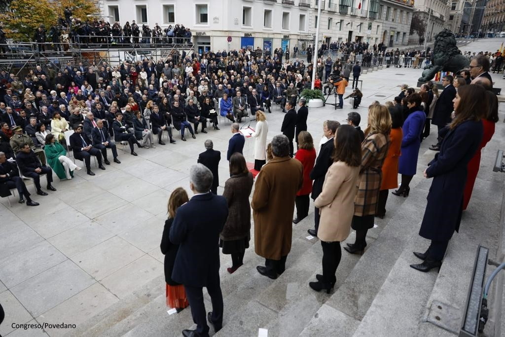 Cortes Generales celebra el Día de la Constitución con un acto institucional en el Congreso