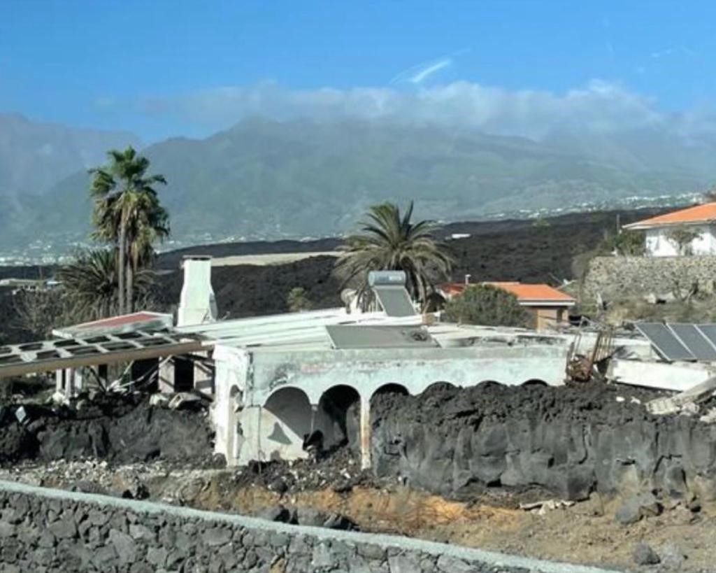 Daños ocasionados por el volcán de La Palma