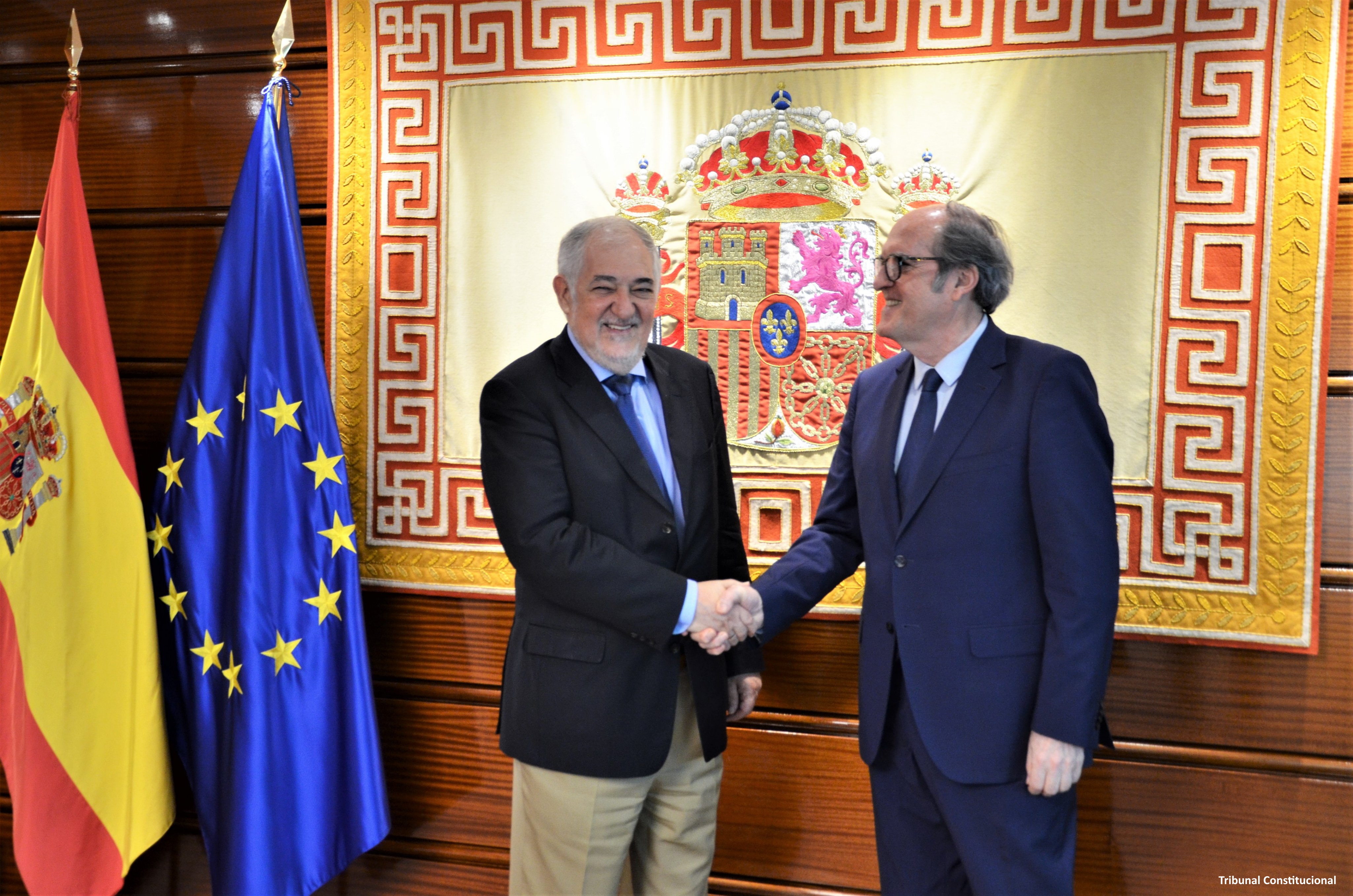 Ángel Gabilondo se reúne con el presidente del Tribunal Constitucional, Cándido Conde-Pumpido