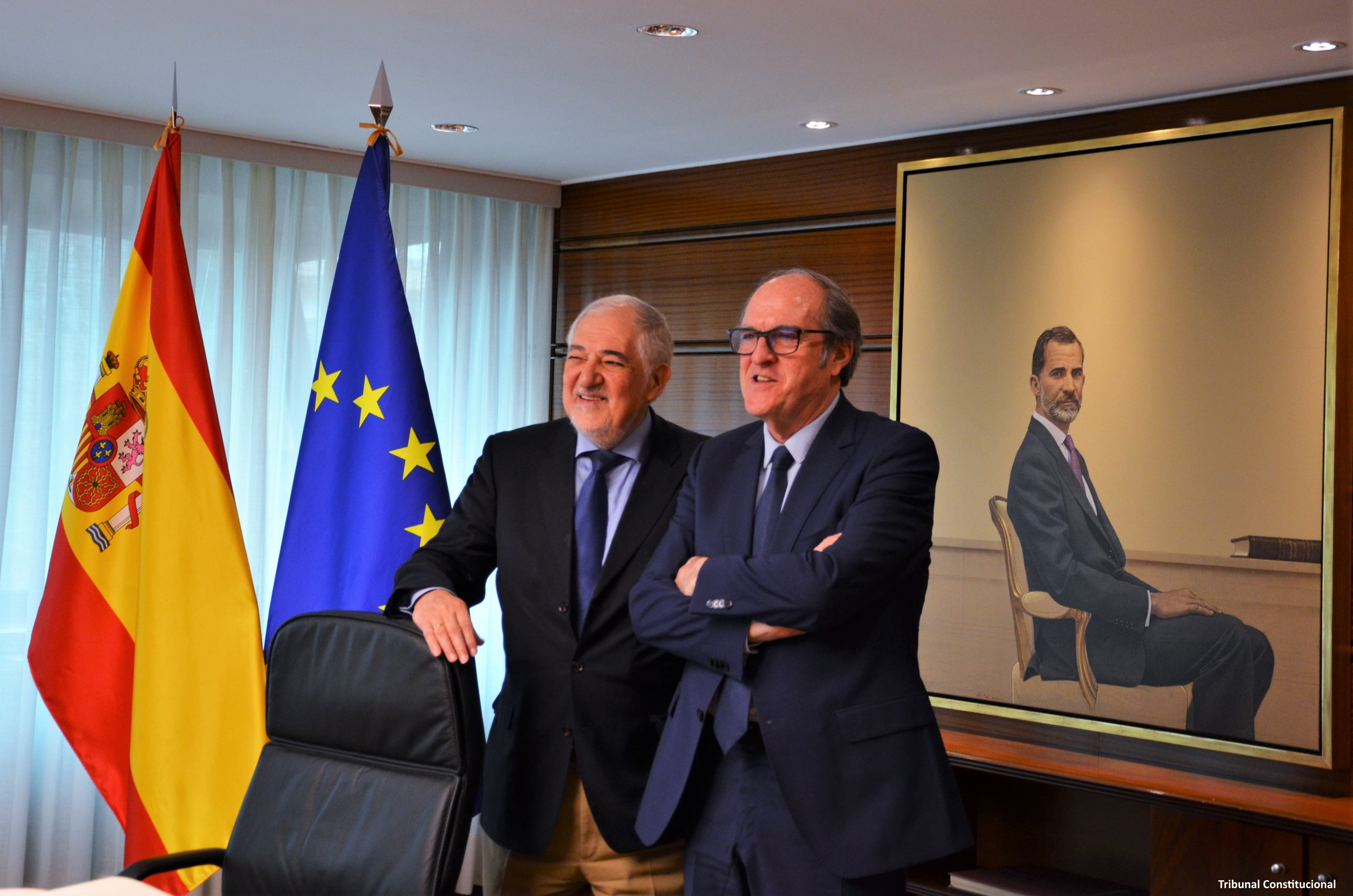 Ángel Gabilondo se reúne con el presidente del Tribunal Constitucional, Cándido Conde-Pumpido