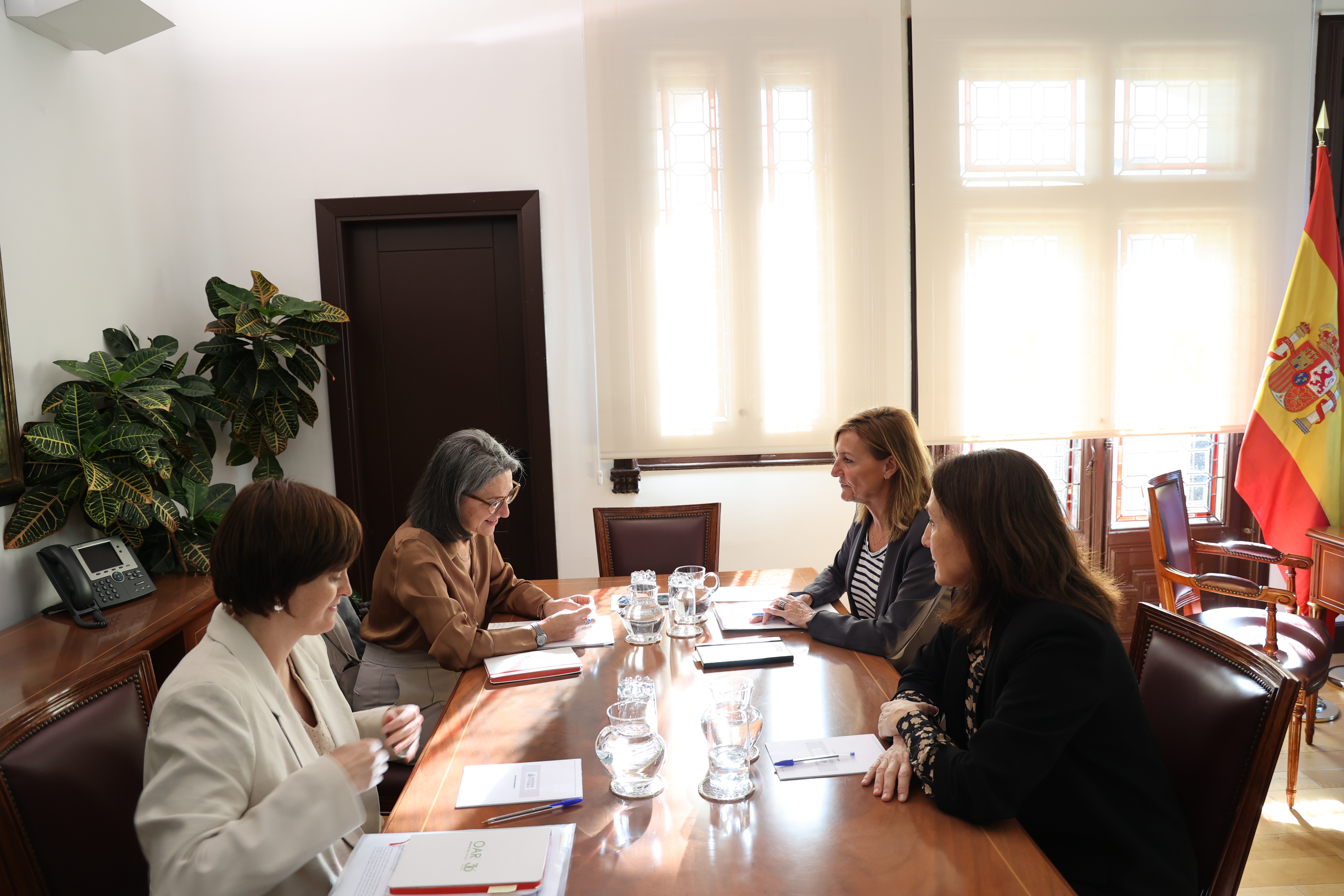 Patricia Bárcena se reúne con la directora general de Política Interior