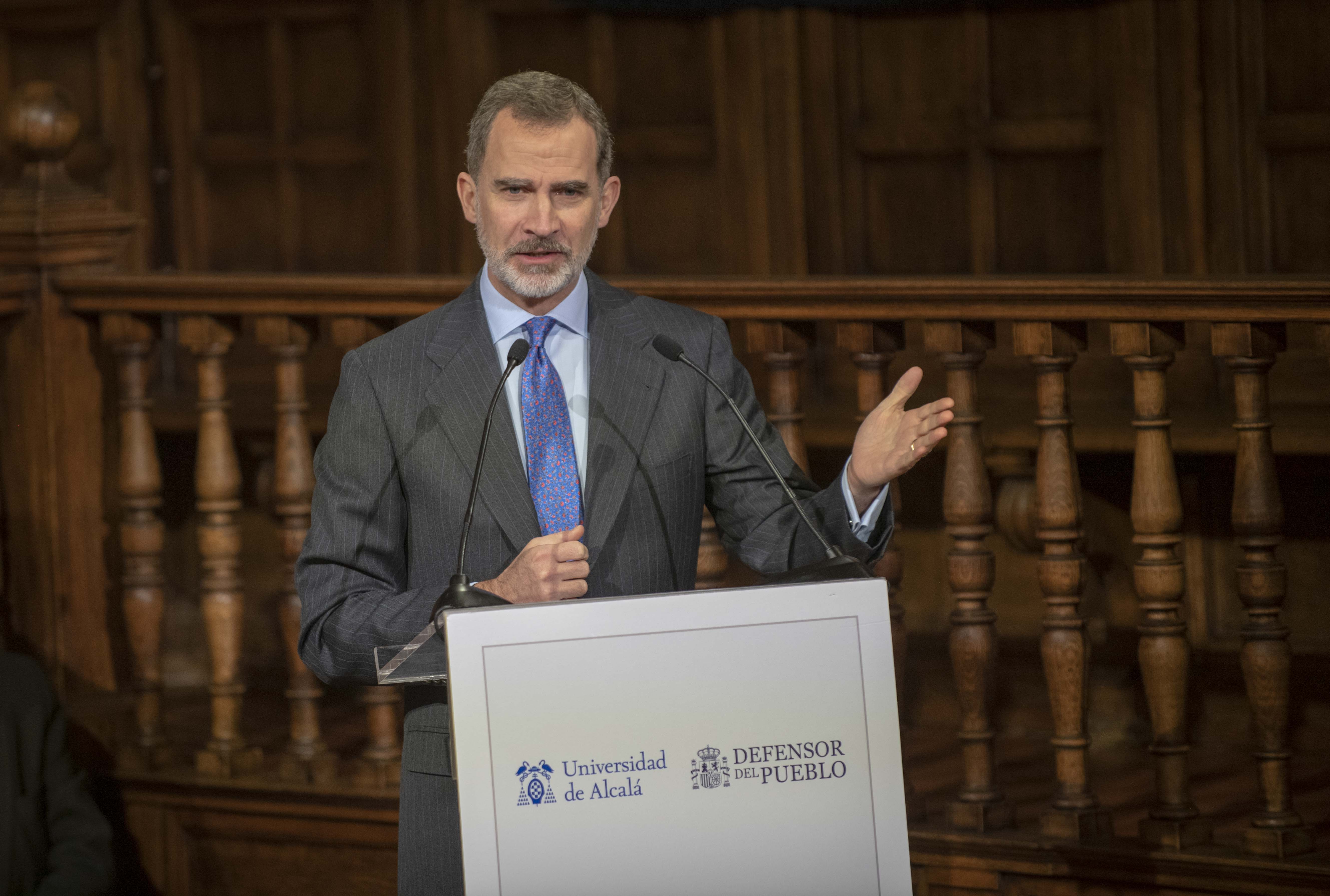 El Rey Felipe VI en la entrega la VIII edición del Premio Derechos Humanos Rey de España