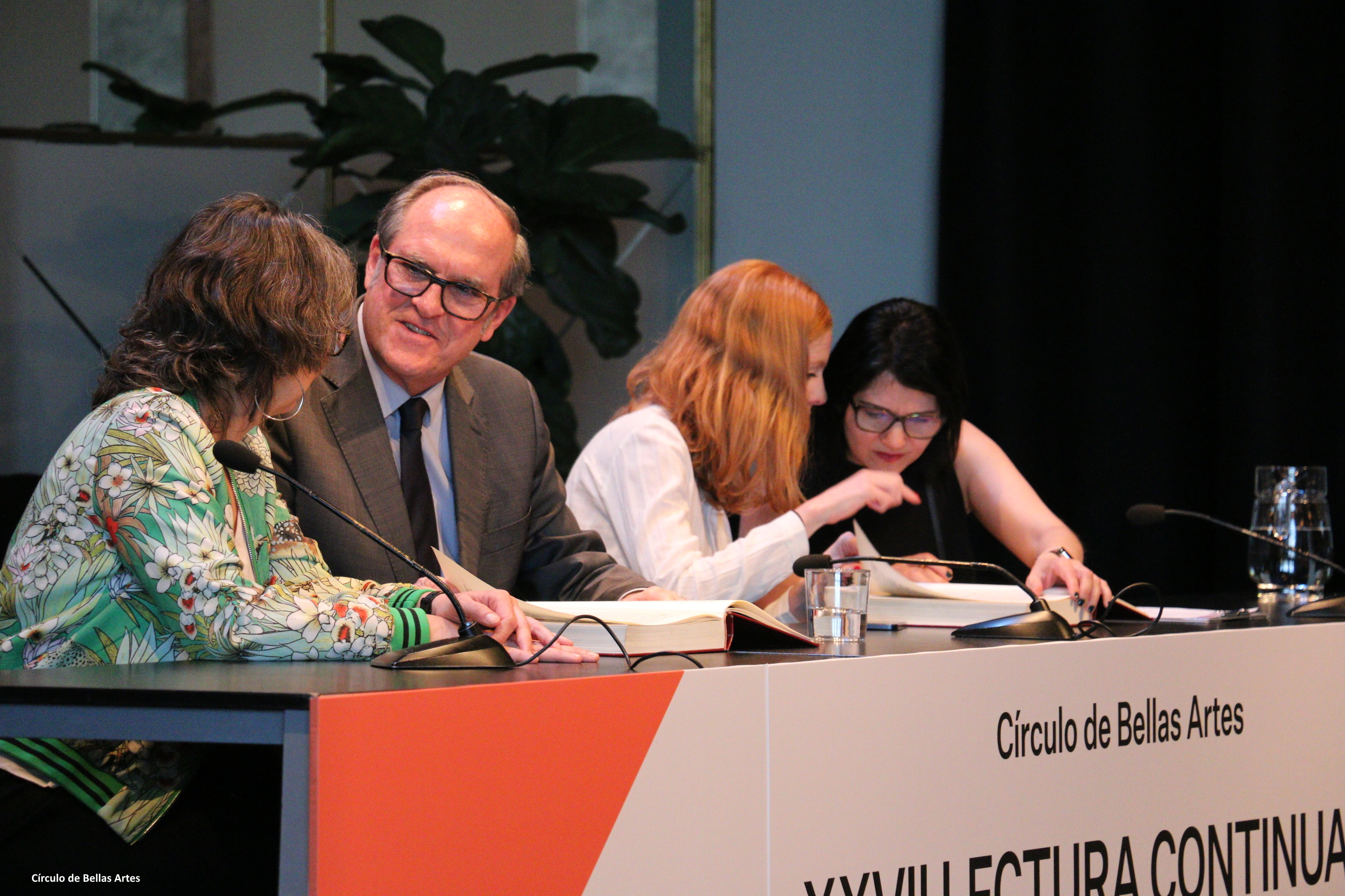 Ángel Gabilondo en la lectura del Quijote en el Círculo de Bellas Artes