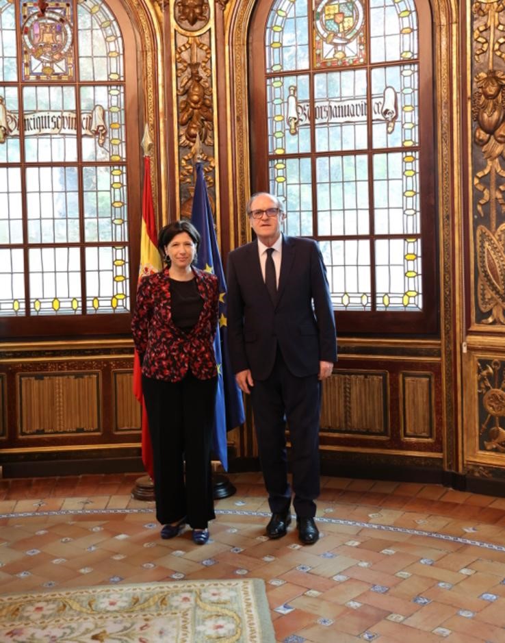 Encuentro entre Ángel Gabilondo y la directora general de Justicia y Consumidores de la Comisión Europea