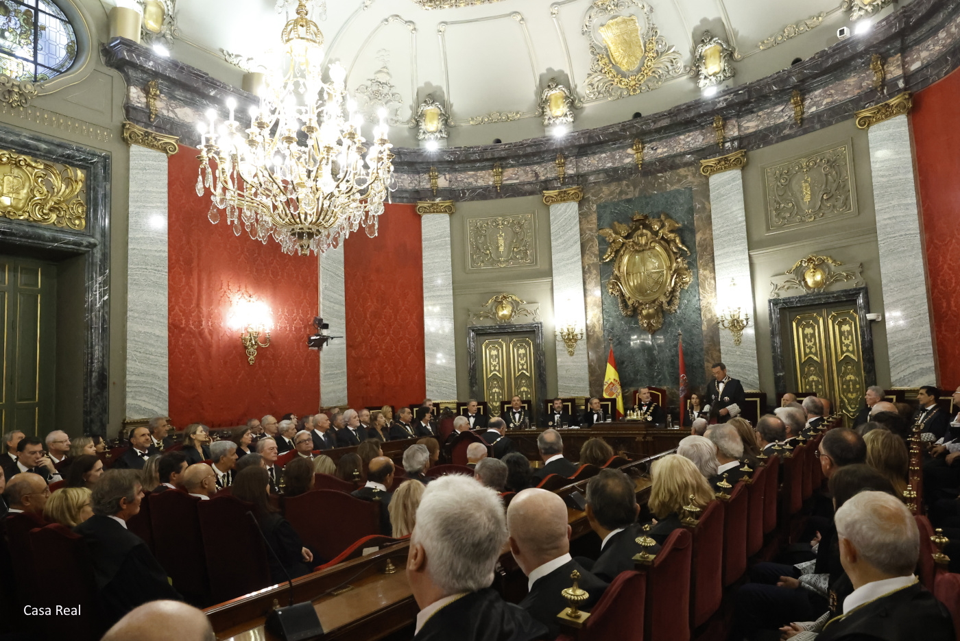 El Defensor del Pueblo asiste a l acto de apertura del Año Judicial 2023-2024en la sede del Tribunal Supremo en Madrid.