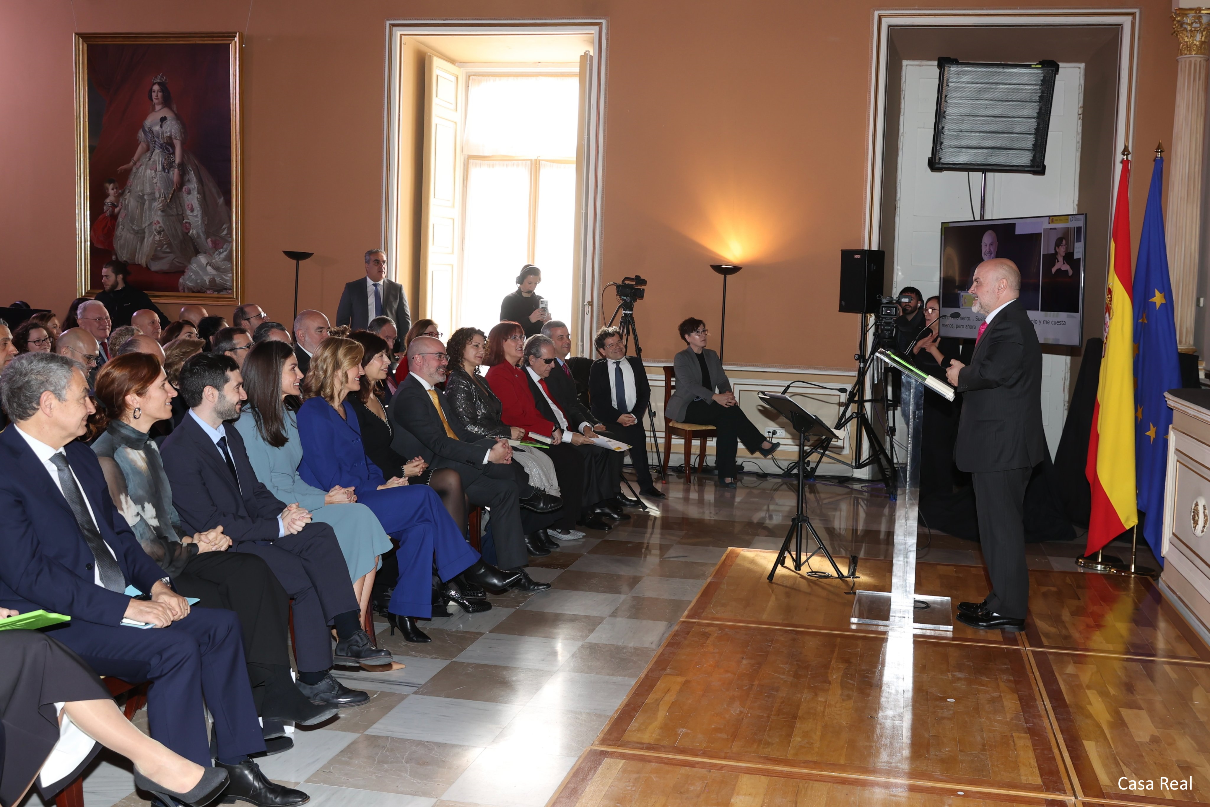 Ángel Gabilondo asiste a la entrega de los Premios Nacionales de Discapacidad Reina Letizia