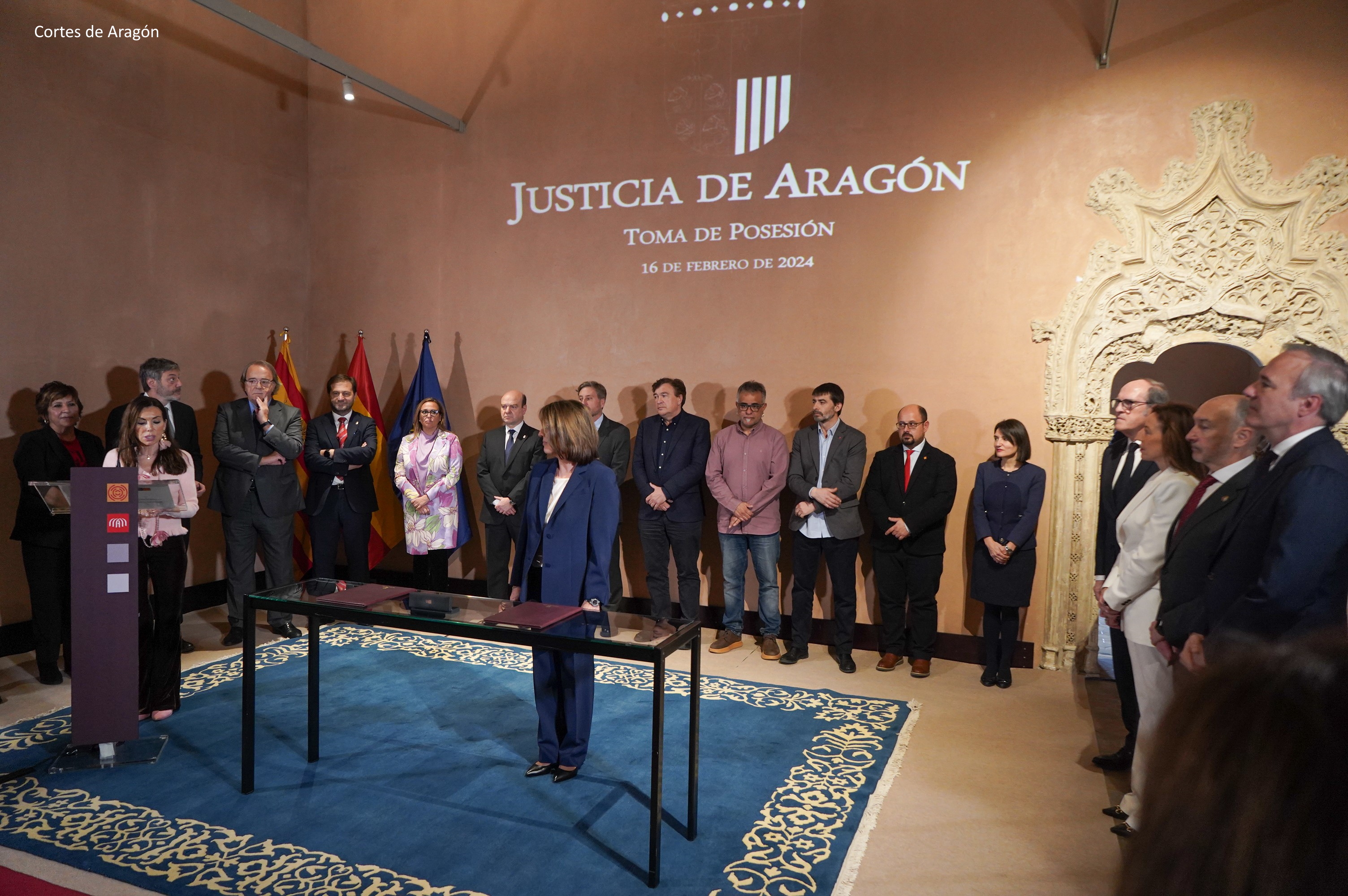 Ángel Gabilondo asiste a la toma de posesión de la Justicia de Aragón
