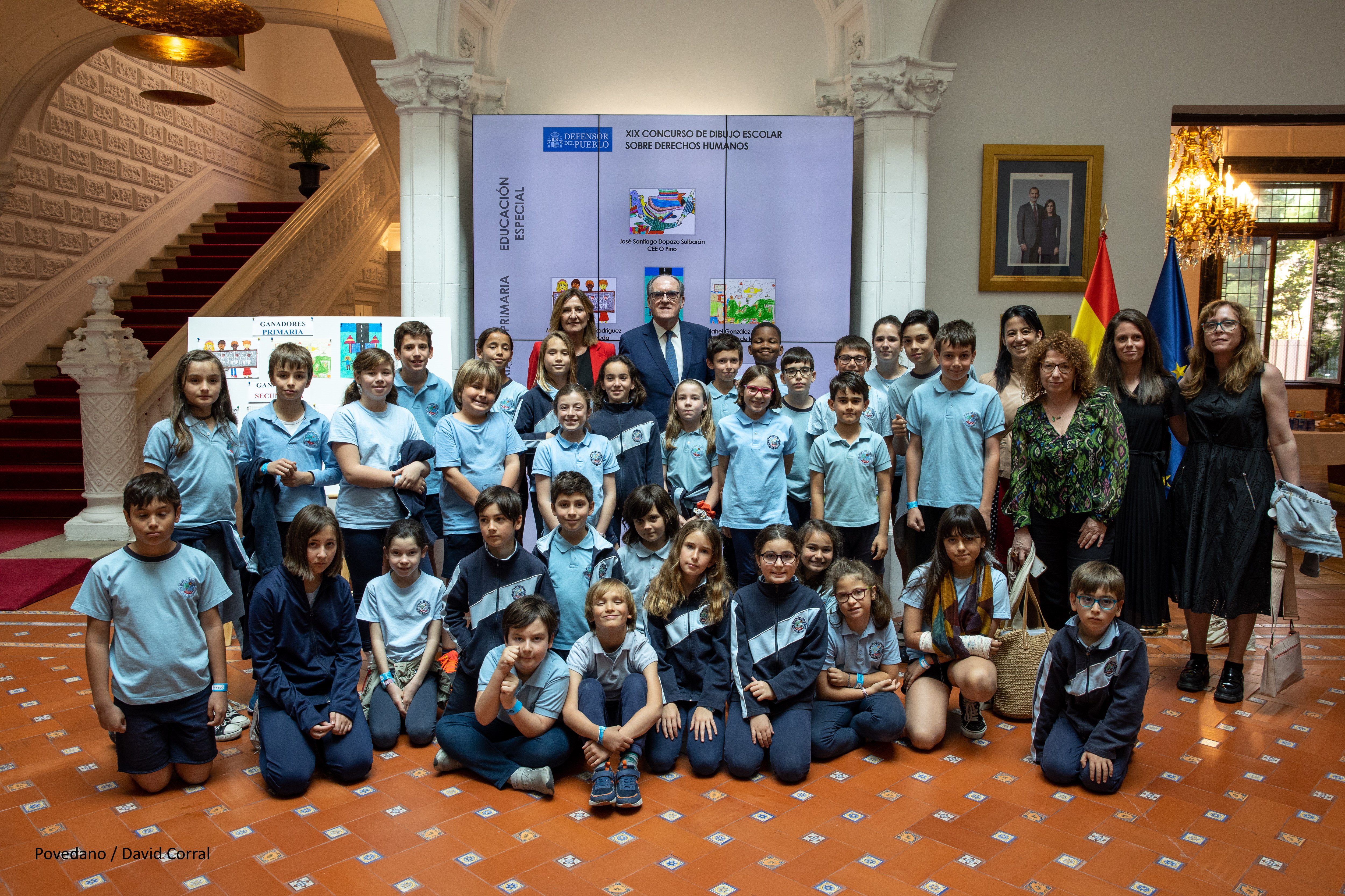 El Defensor del Pueblo, Ángel Gabilondo, interviene en la entrega de premios del Concurso de Dibujos de Derechos Humanos